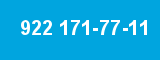 922 171-77-11